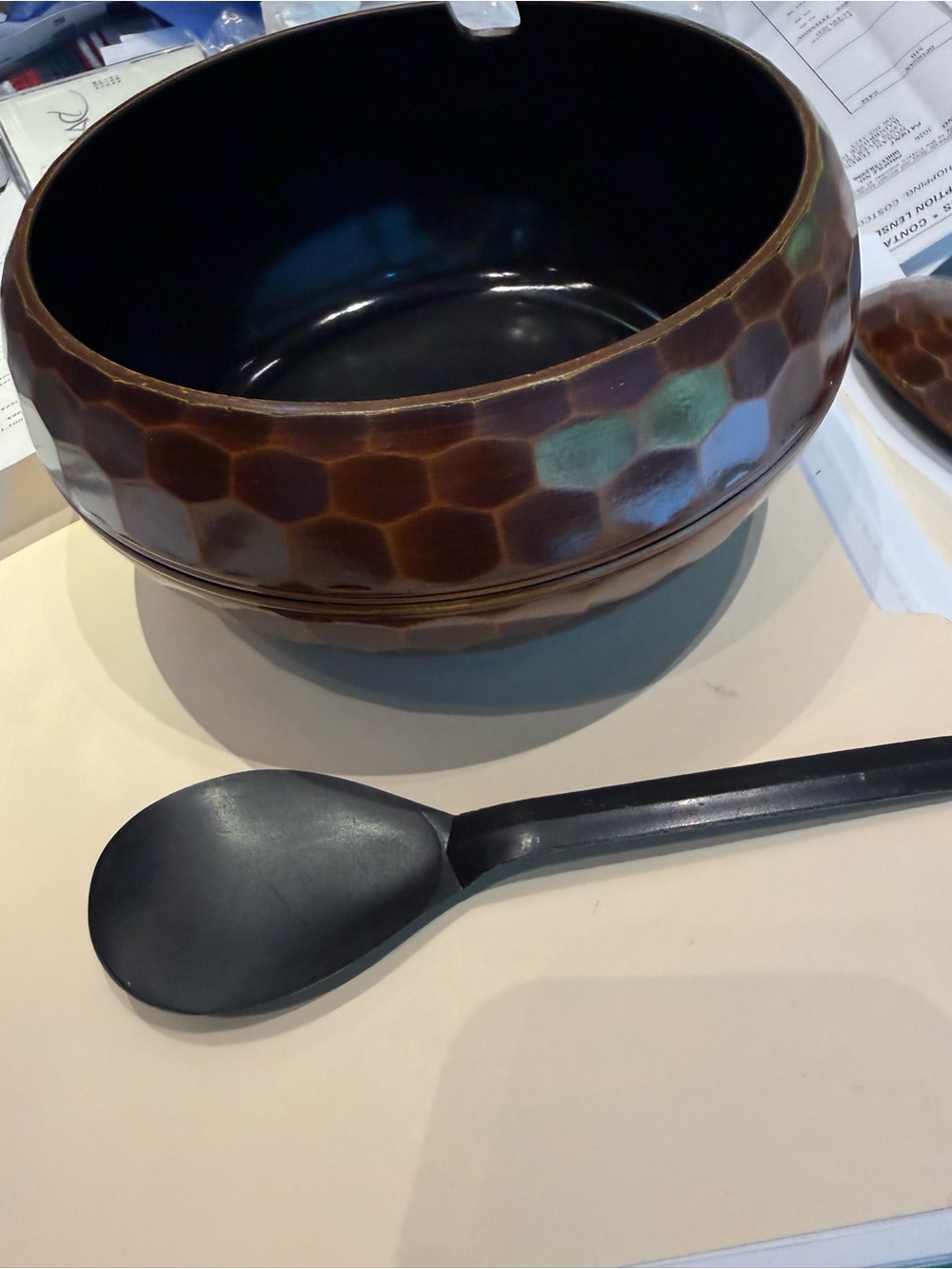 Japanese Lacquered Rice Server - Picture 7 of 8